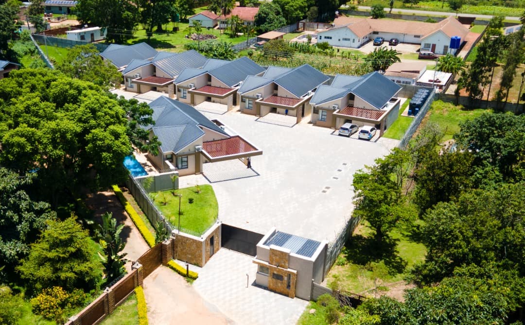 Interior architectural detail of Prevail Farm Estate with clean lines and natural materials